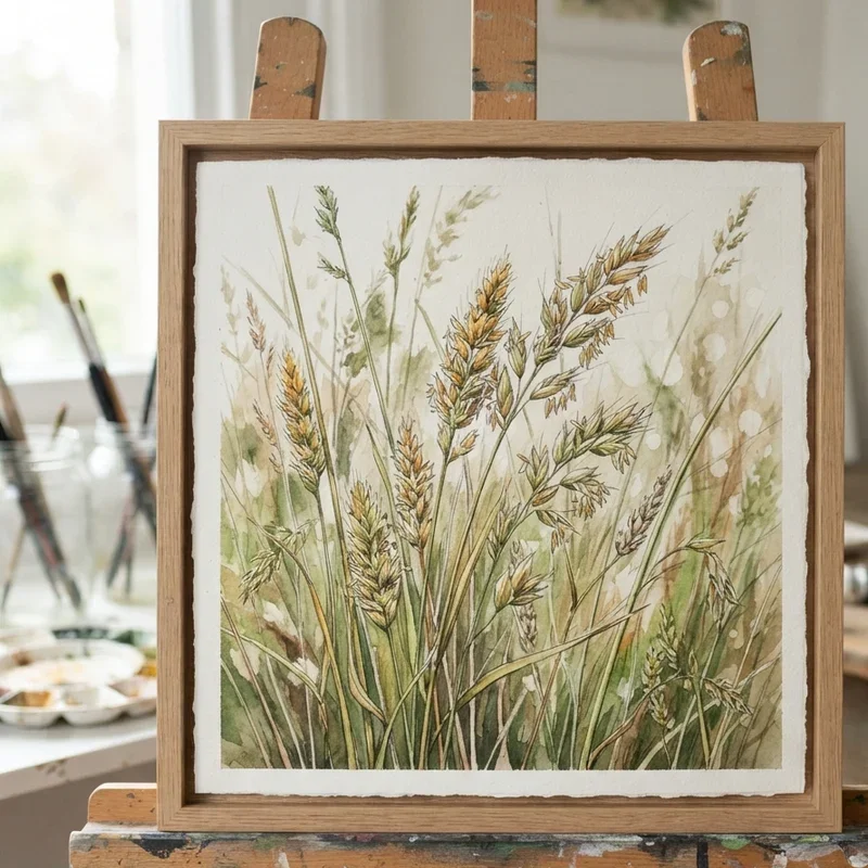 Grass Painting Ideas