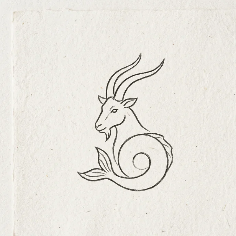 Capricorn Drawing Ideas