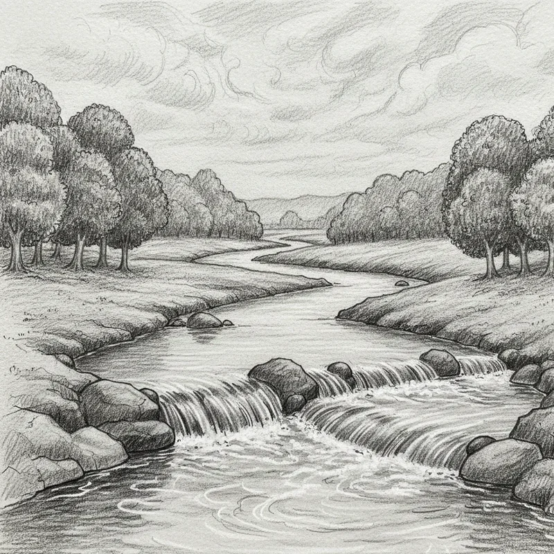 Landscape Drawing Ideas