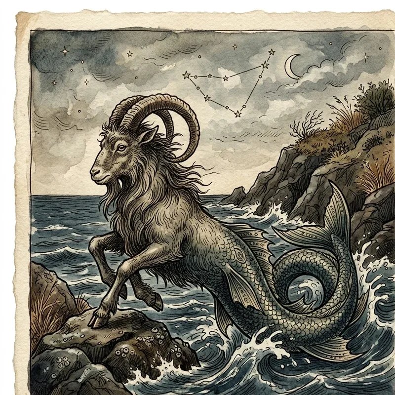 Capricorn Drawing Ideas