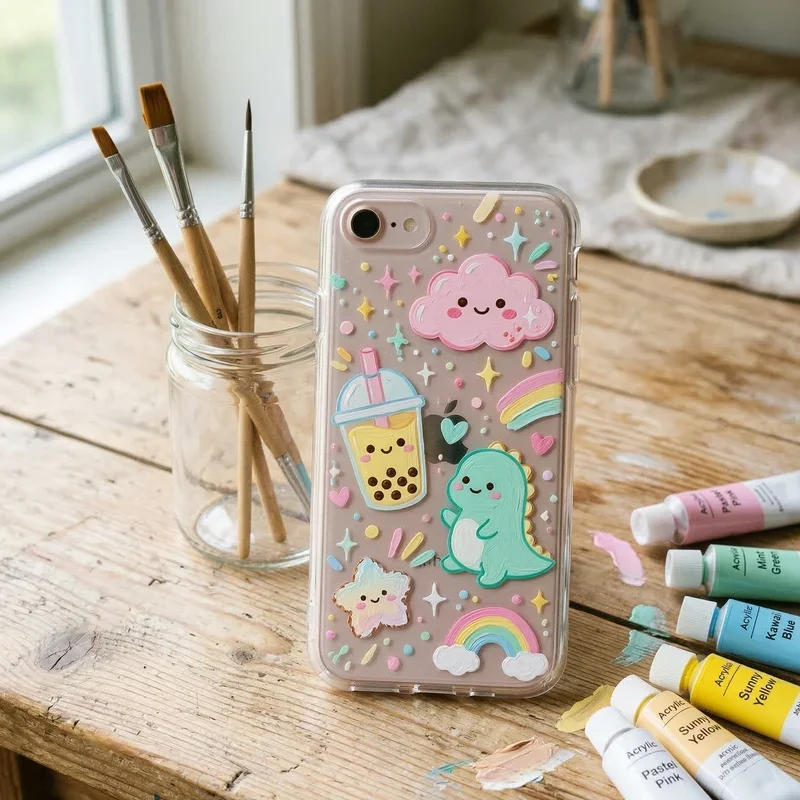 Acrylic Phone Case Painting Ideas
