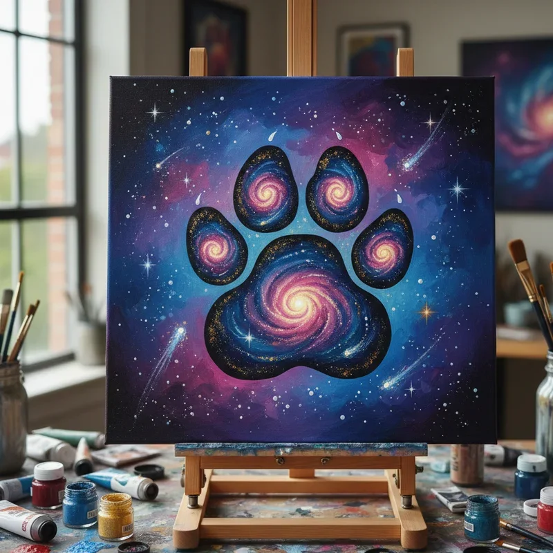 Paw Print Painting Ideas