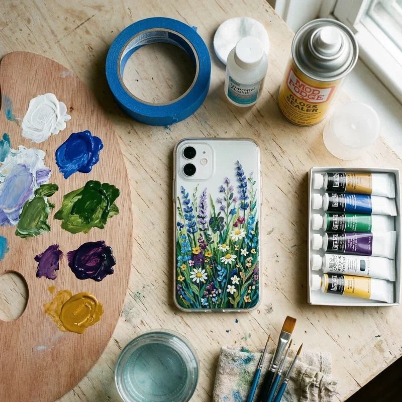 Acrylic Phone Case Painting Ideas