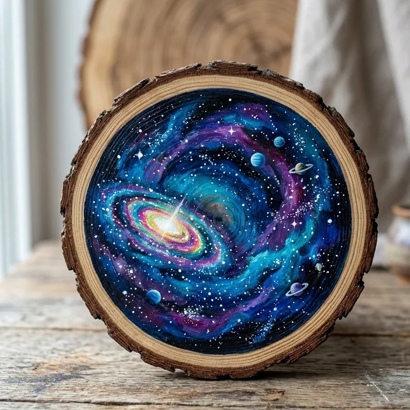 Wood Slice Painting Ideas