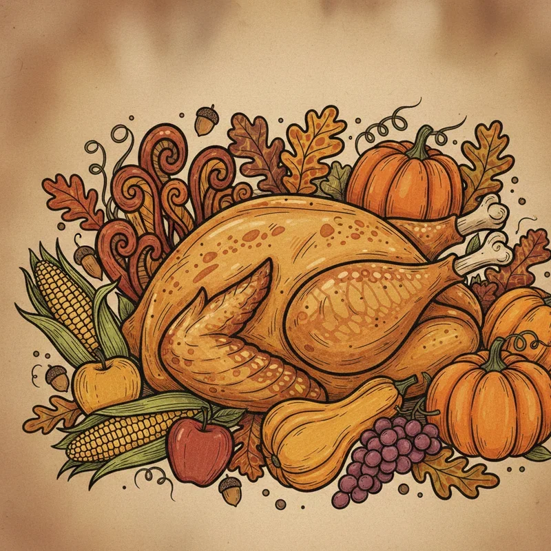 Thanksgiving Drawing Ideas
