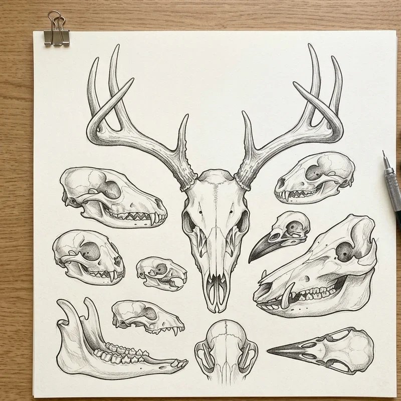Skull Drawing Ideas