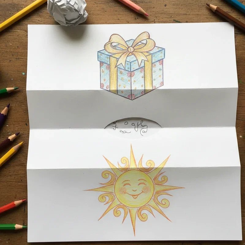 Folding Surprise Drawing Ideas
