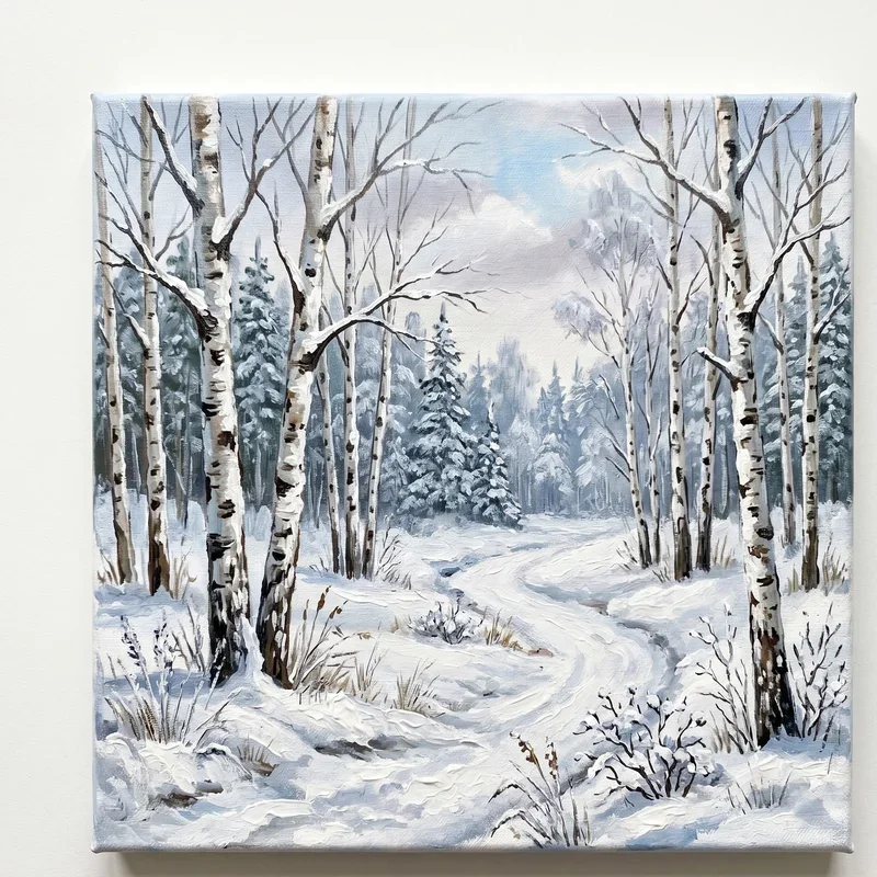 Winter Painting Ideas for Beginners