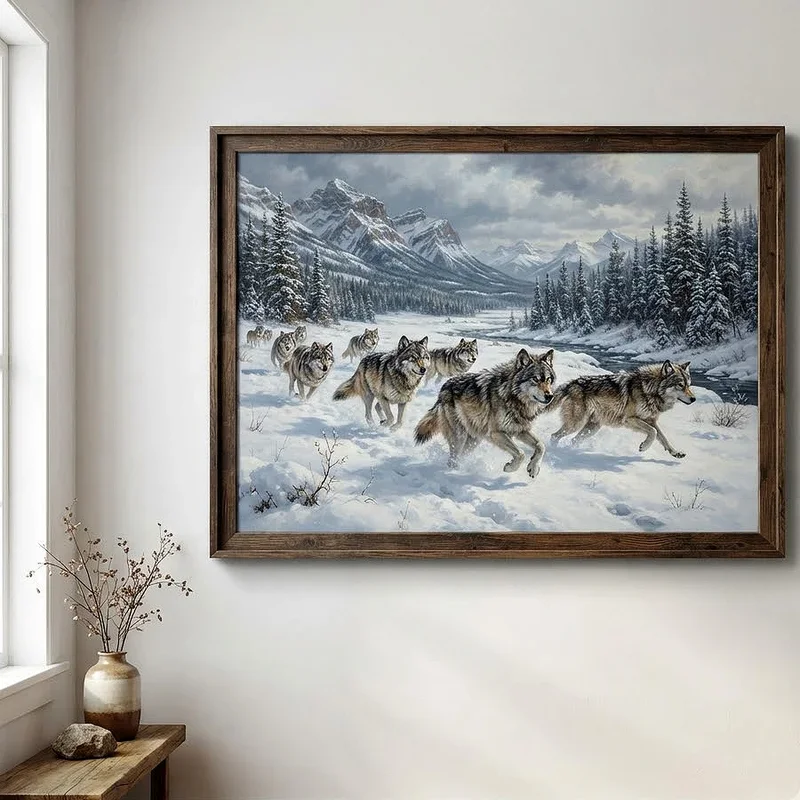 Wolf Painting Ideas