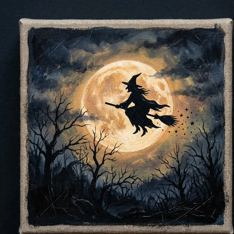 Easy Creepy Painting Ideas