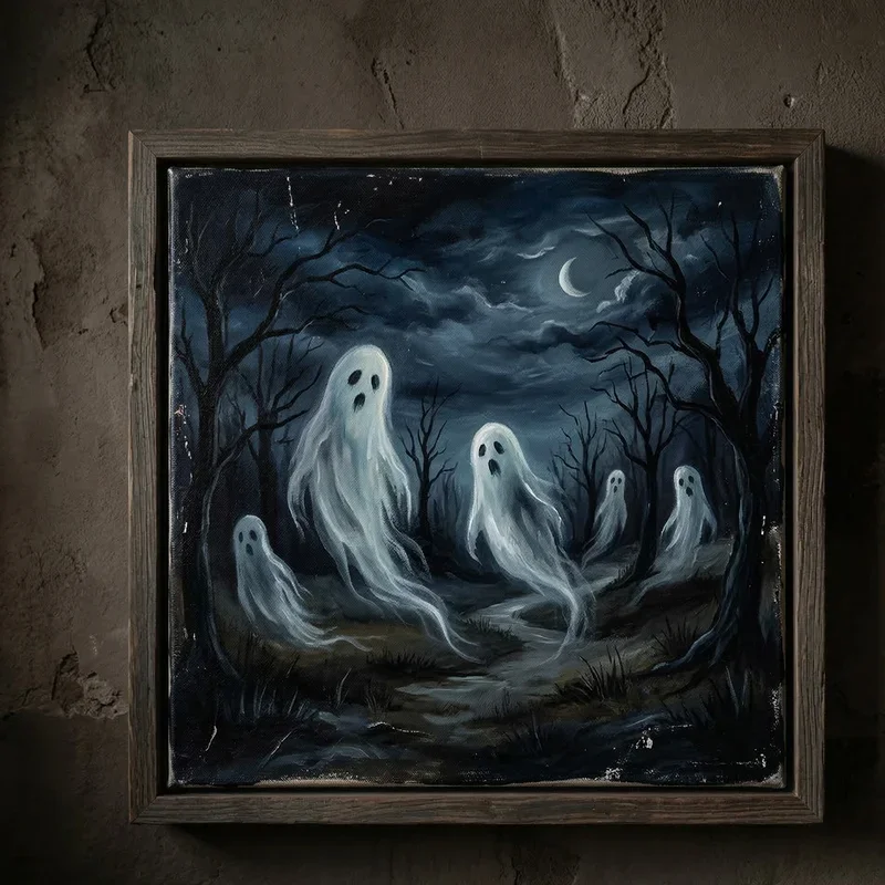 Easy Creepy Painting Ideas