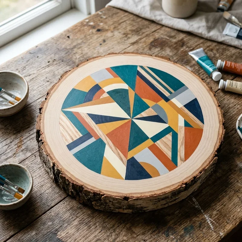 Wood Slice Painting Ideas