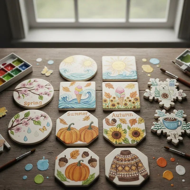 Coaster Painting Ideas