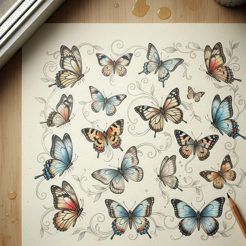 Butterfly Drawing Ideas