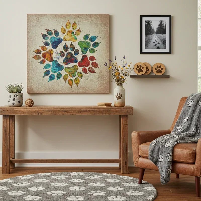 Paw Print Painting Ideas