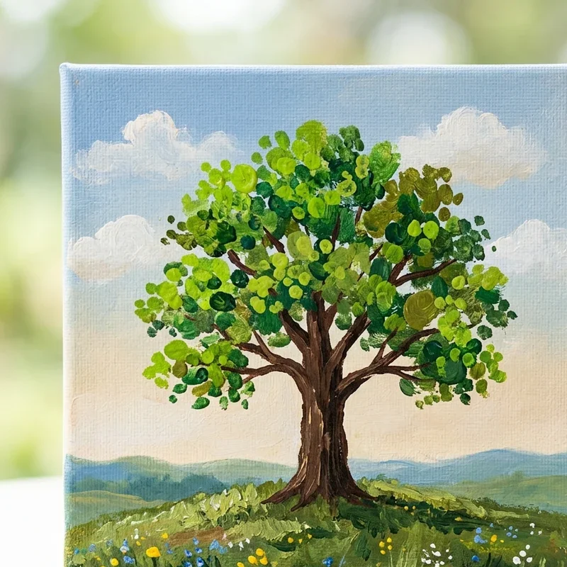 15 Easy Tree Painting Ideas for Beginners to Try