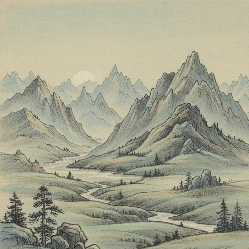 Landscape Drawing Ideas