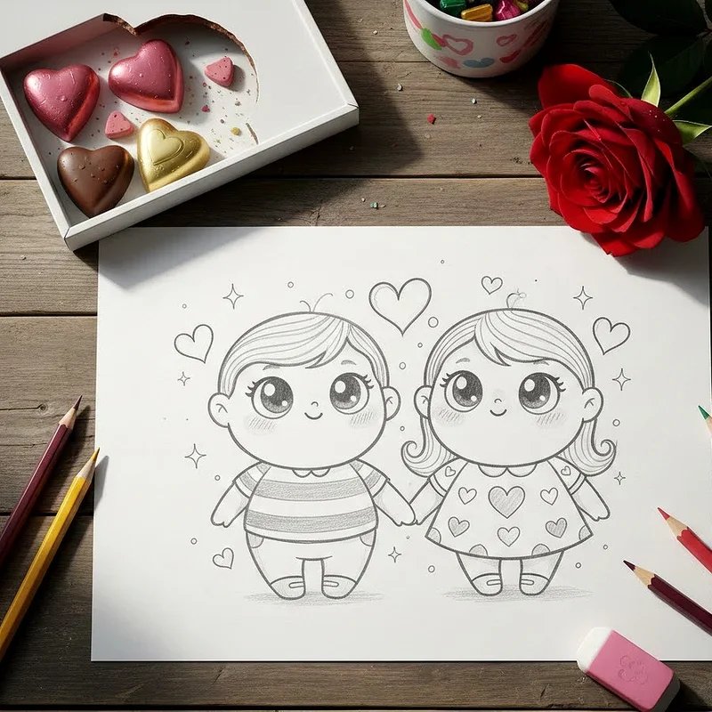 Valentine Drawing Ideas