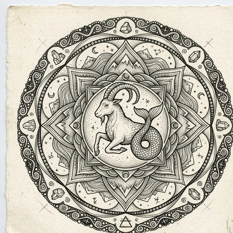 Capricorn Drawing Ideas