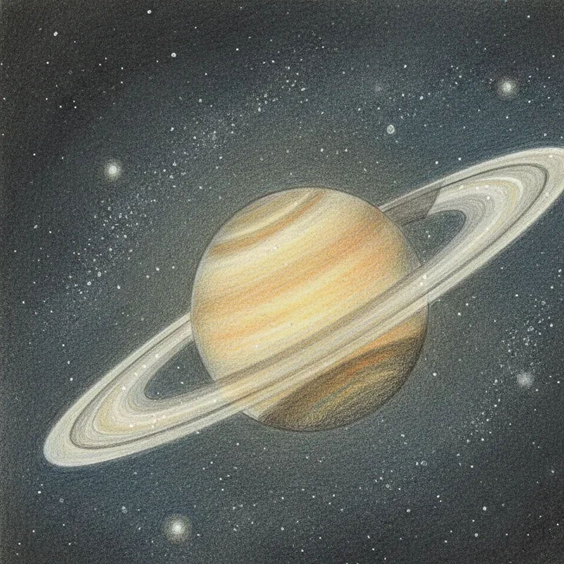 How to Draw Saturn Planet