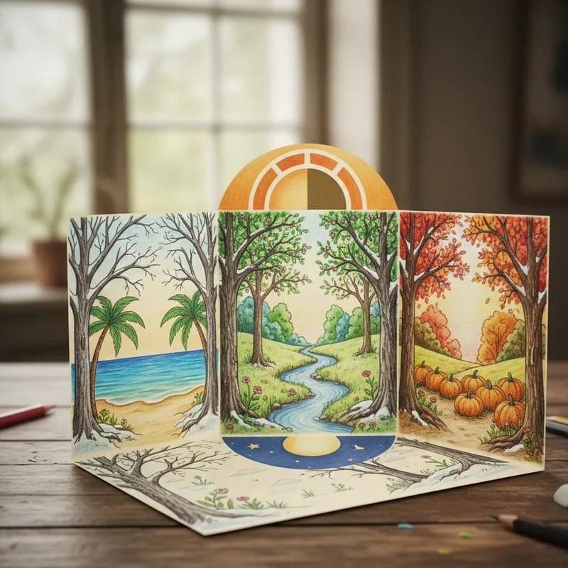 Folding Surprise Drawing Ideas