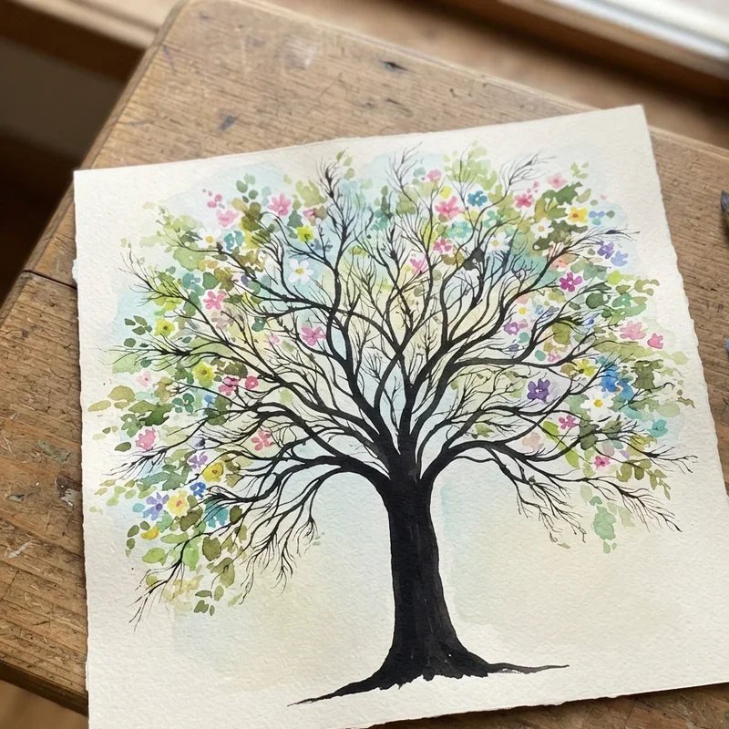 Easy Tree Painting Ideas
