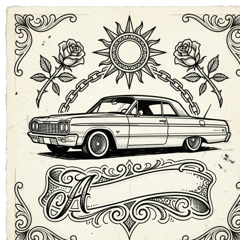 Easy Chicano Drawing Ideas