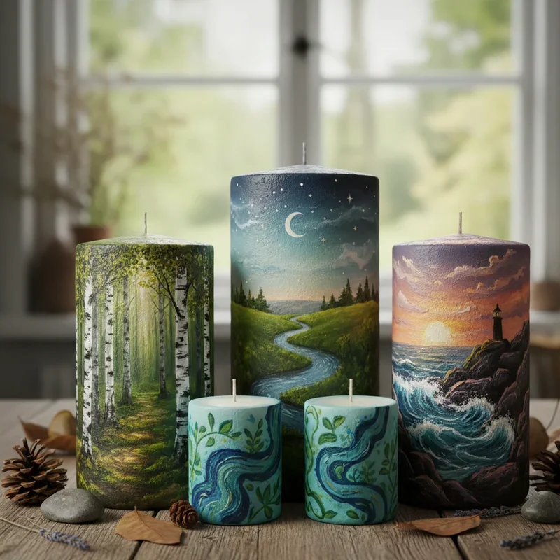 Candle Painting Ideas