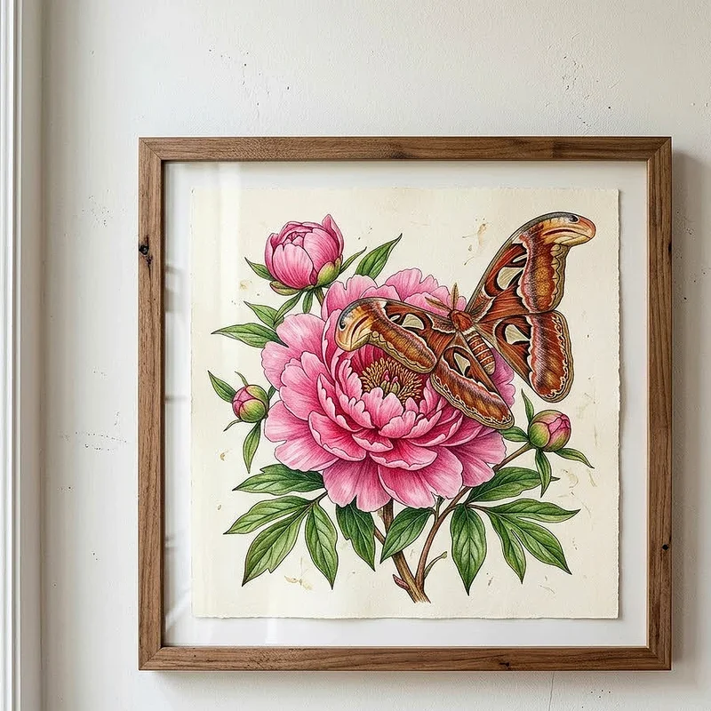 Flowers and Butterflies Drawing Ideas
