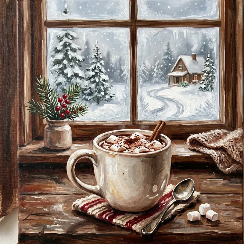 Winter Painting Ideas for Beginners