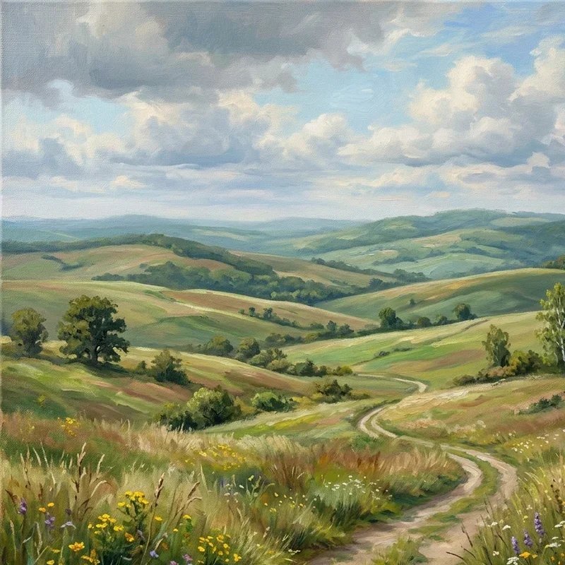 Grass Painting Ideas