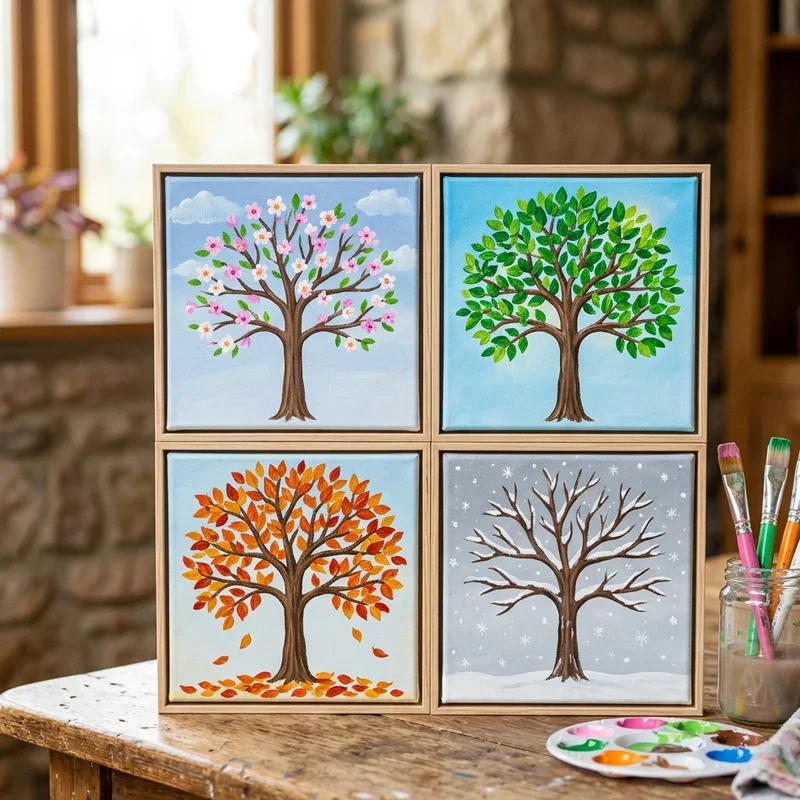 Easy Family Painting Ideas