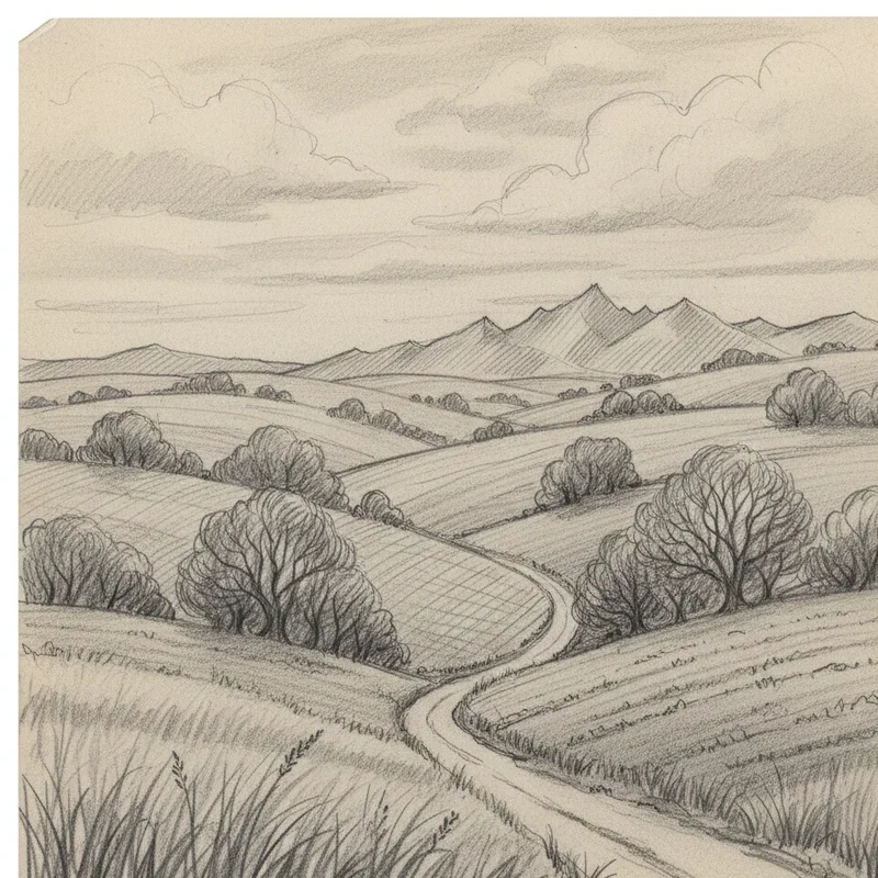 Landscape Drawing Ideas