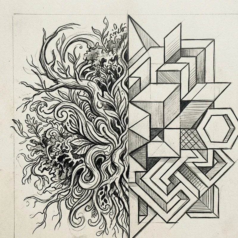 Contrast Drawing Ideas