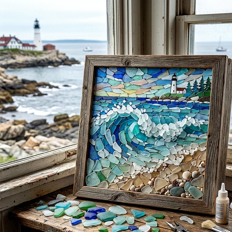 How to Make Sea Glass Art