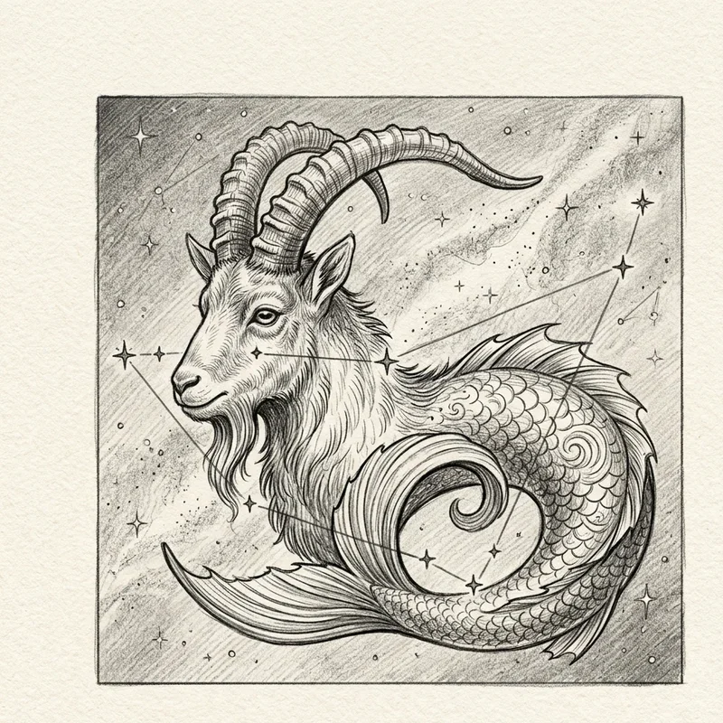 Capricorn Drawing Ideas