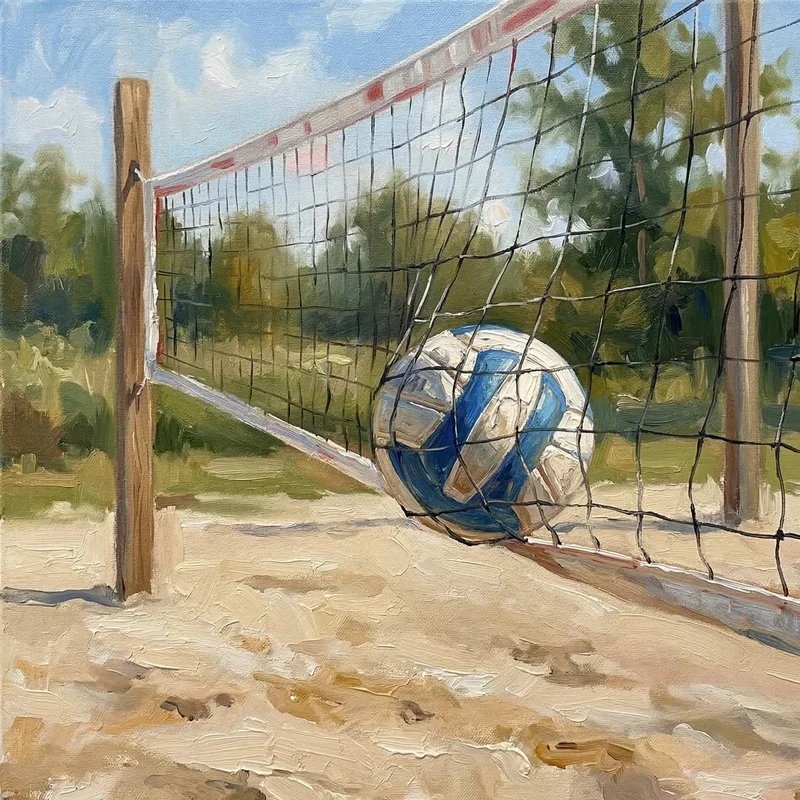 Volleyball Painting Ideas
