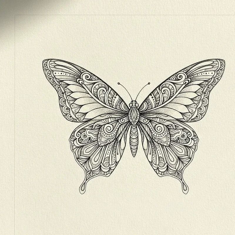Butterfly Drawing Ideas