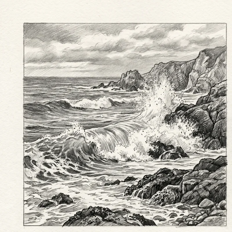 Sea Drawing Ideas