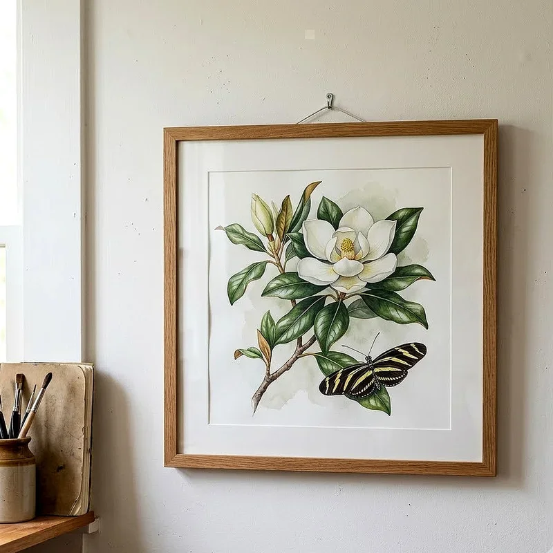 Flowers and Butterflies Drawing Ideas