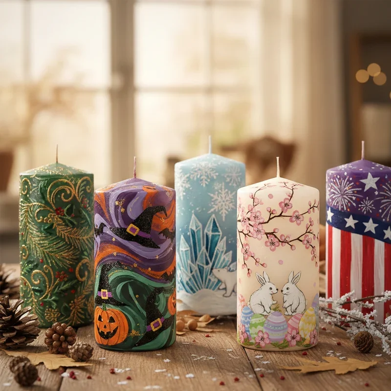 Candle Painting Ideas
