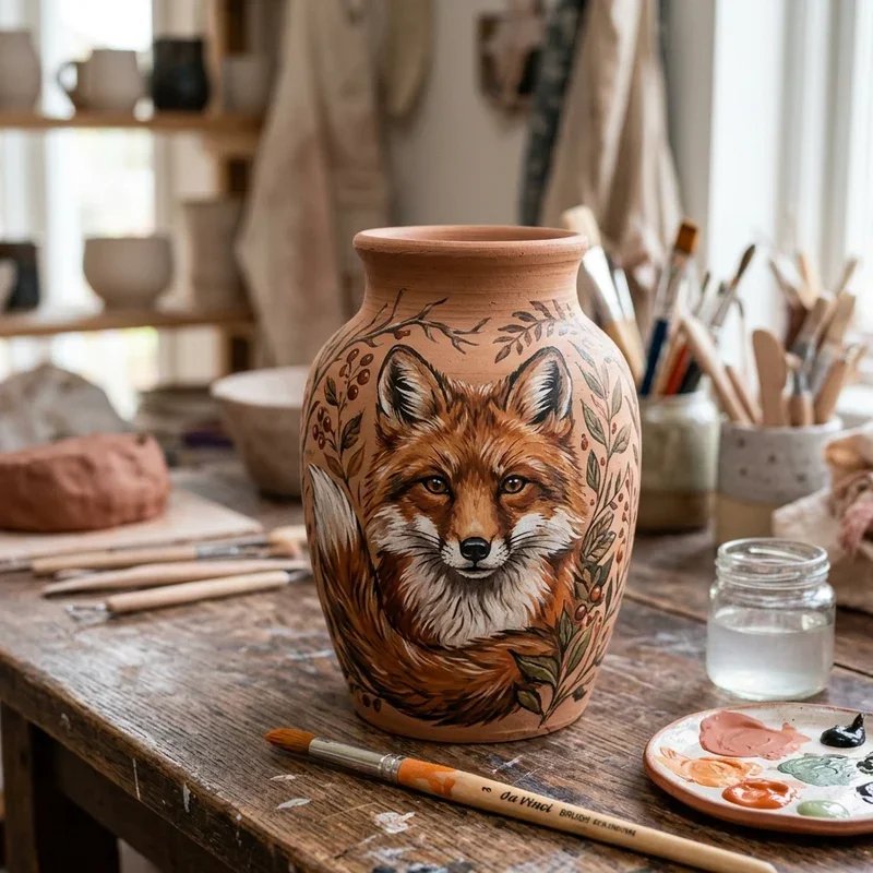 Vase Pottery Painting Ideas