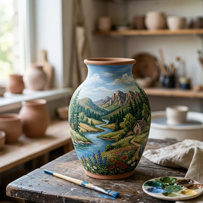 Vase Pottery Painting Ideas