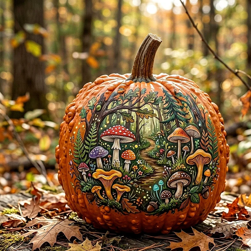 Bumpy Pumpkin Painting Ideas