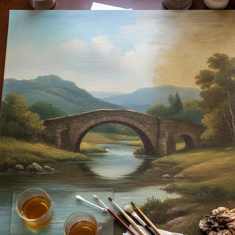 How to Clean an Oil Painting Safely at Home