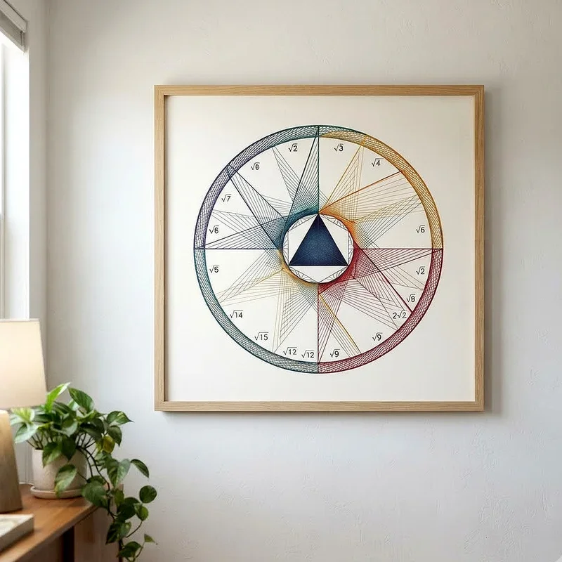 Pythagorean Spiral Art Ideas
