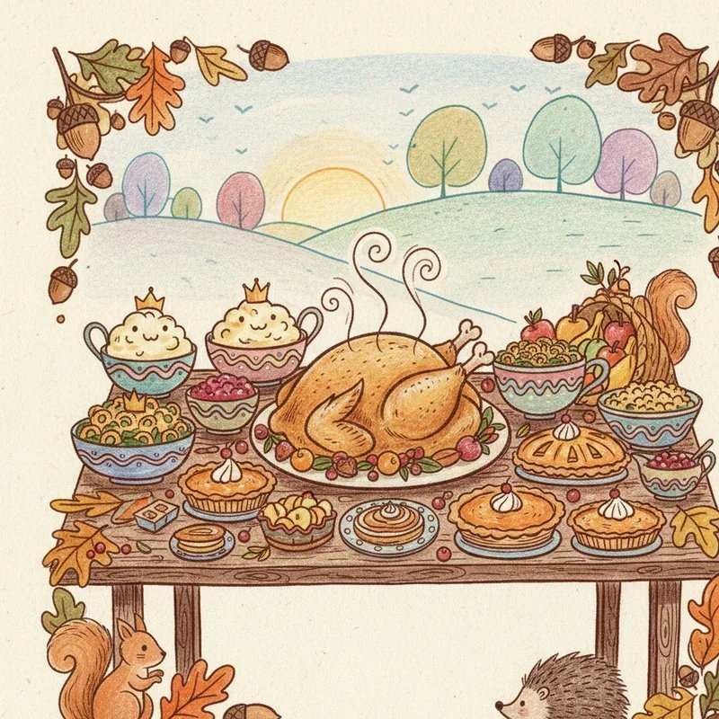 Thanksgiving Drawing Ideas