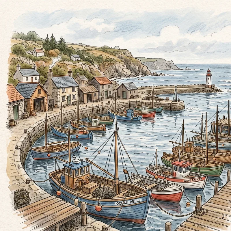 Sea Drawing Ideas