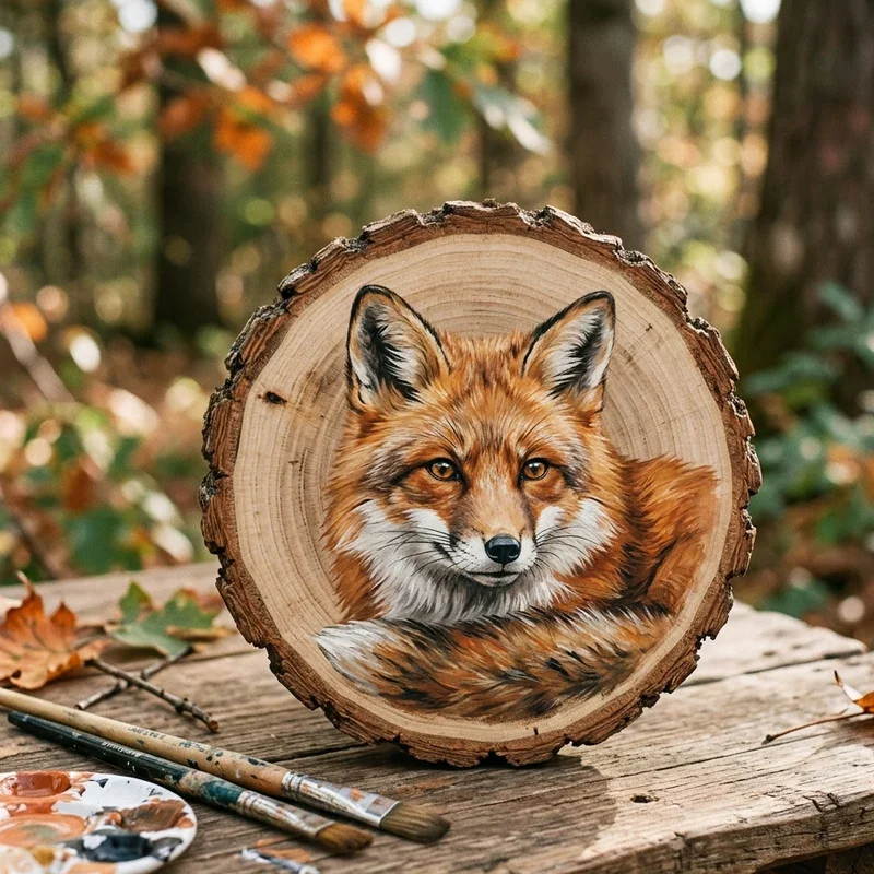 Wood Slice Painting Ideas