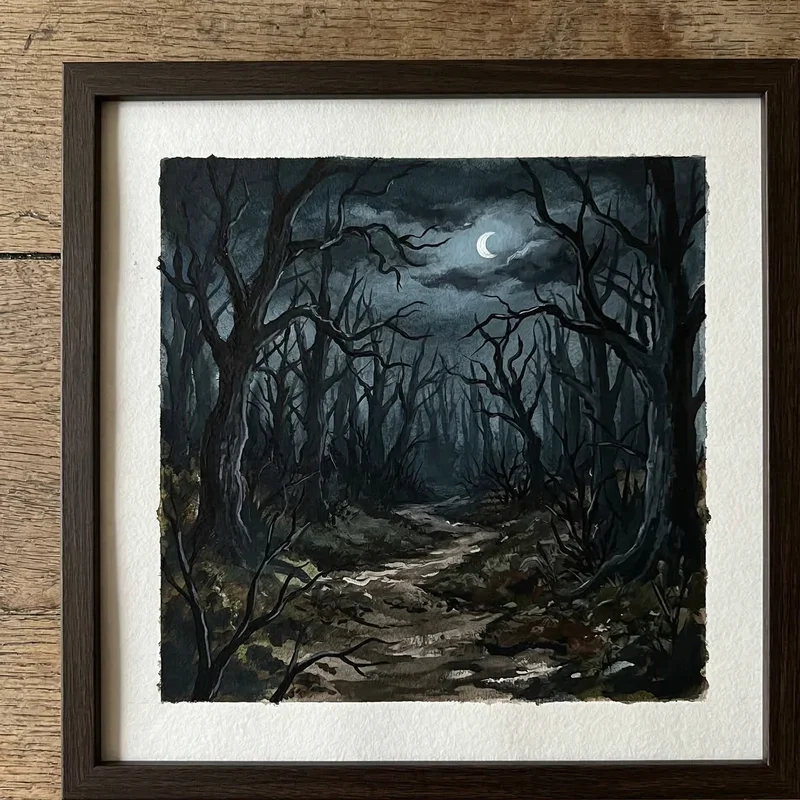 Easy Creepy Painting Ideas